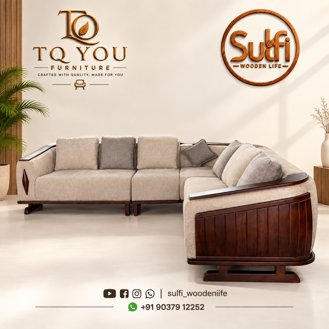 Wooden Sofa